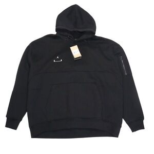 Jordan Hoodie NWT Engineered Fleece Pullover Mens Size 2XL Black